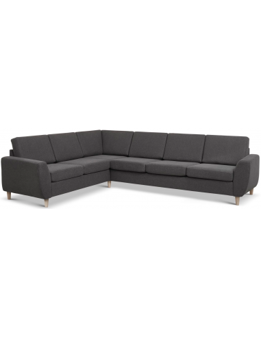 Wendy Hjørnesofa Polyester B295 D230 Natur Antracit