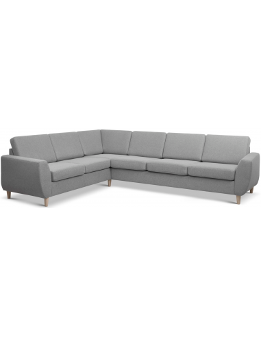 Wendy Hjørnesofa Polyester B295 D230 Natur Grå