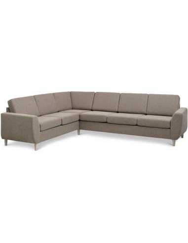 Wendy Hjørnesofa Polyester B295 D230 Natur Lysebrun