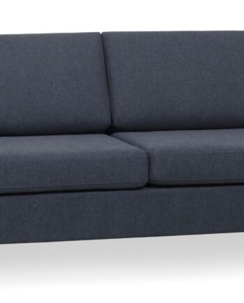 Wendy Pers Sofa Blå Polyester Stof Natur Træ