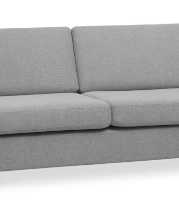 Wendy Pers Sofa Grå Polyester Stof Natur Træ