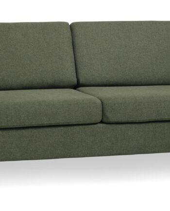 Wendy Pers Sofa Vinter Mosgrøn Polyester Stof Sort Træ