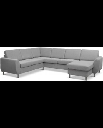 Wendy Sofa Polyester B295 D230 Børstet Alugrå Grå
