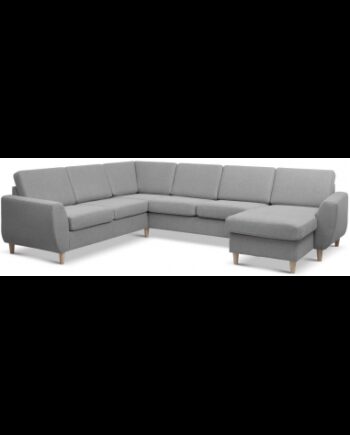 Wendy Sofa Polyester B295 D230 Natur Grå