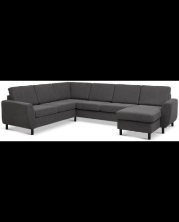 Wendy Sofa Polyester B295 D230 Sort Antracit