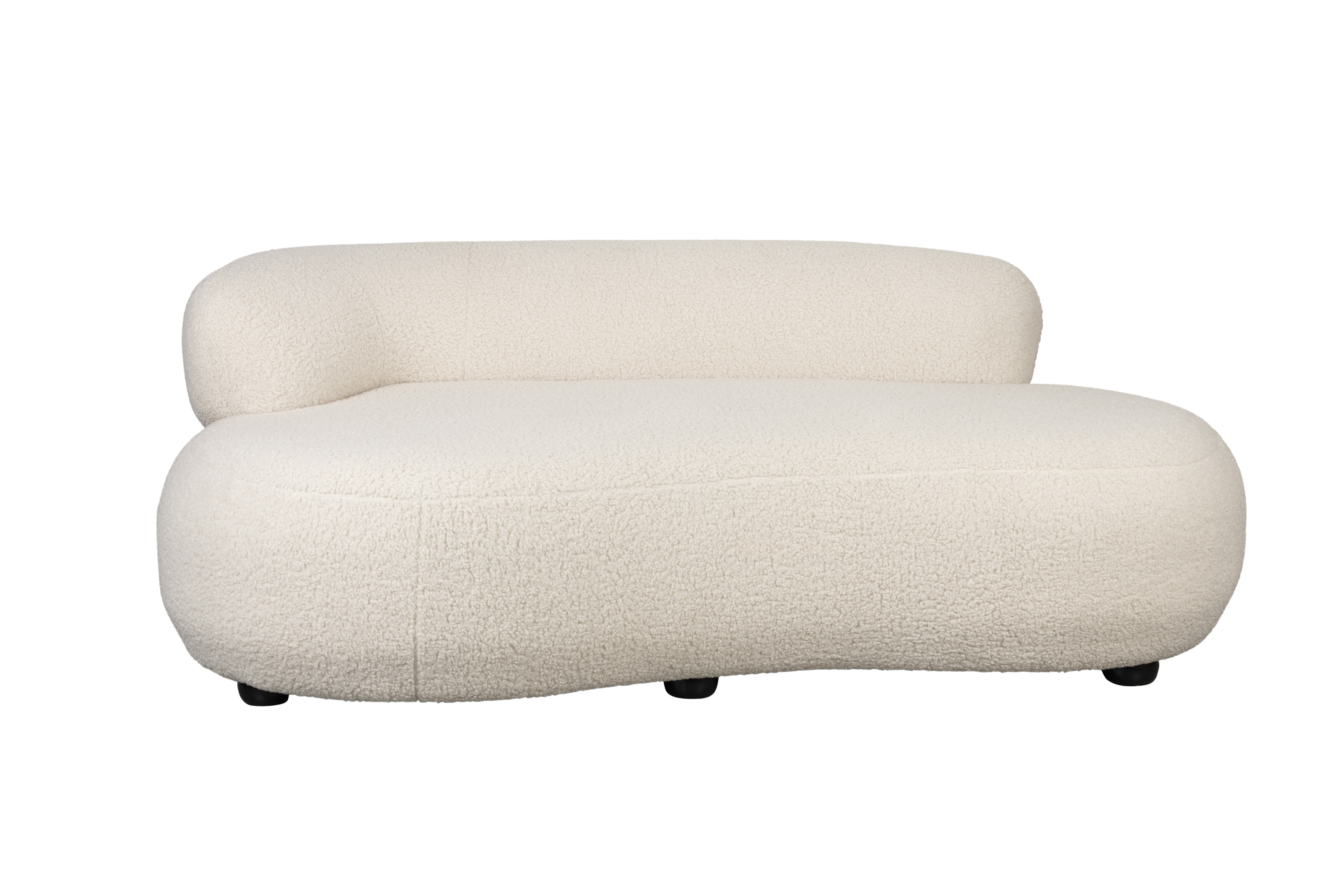 White Label Living Noxx Sofa Hvid Polyester Mdf