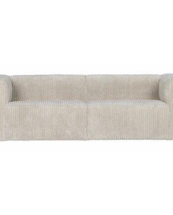 Woood Bean Personers Sofa Rib Stof Natural 73x242x96