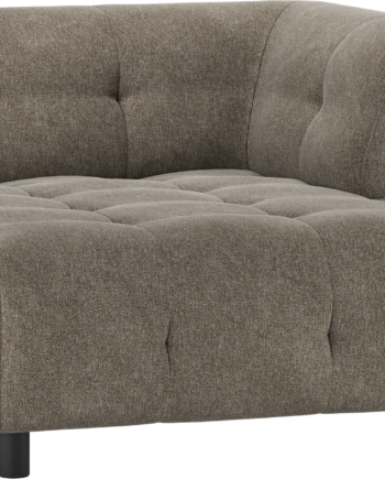 Woood Louis Modulsofa Chaiselong Højre Arm Grøn Fladvævet Polyester