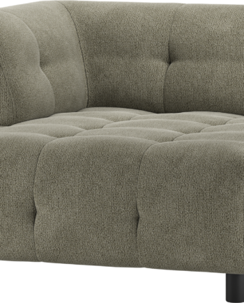 Woood Louis Modulsofa Chaiselong Venstre Grøn Chenille Polyester H73b122l140