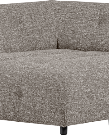 Woood Louis Modulsofa Chaiselong Venstre Grov Melange Kaffe H73 B122 D140