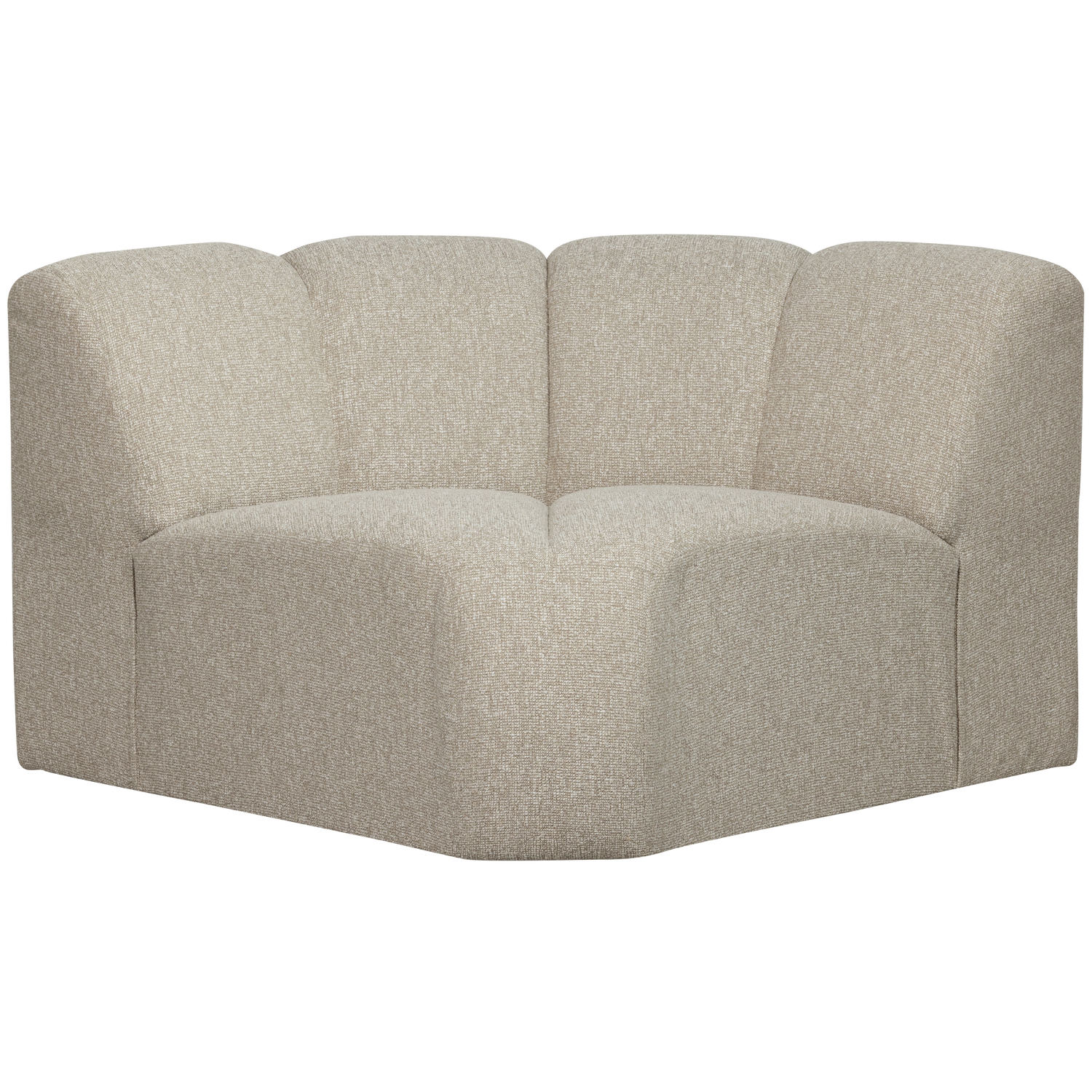 Woood Mojo Hjørne Element Sofa Beige Melange Boucl Stof