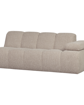 Woood Mojo Pers Element Sofa Højre Armlæn Beige Melange Boucl Stof