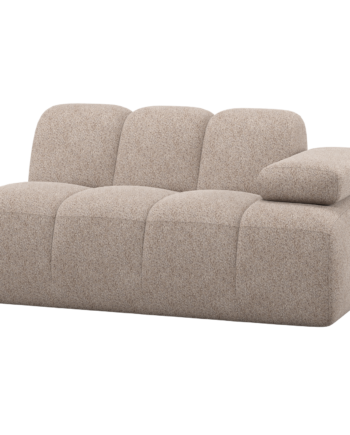 Woood Mojo Pers Sofa Element Armlæn Højre Mørk Sand Uld