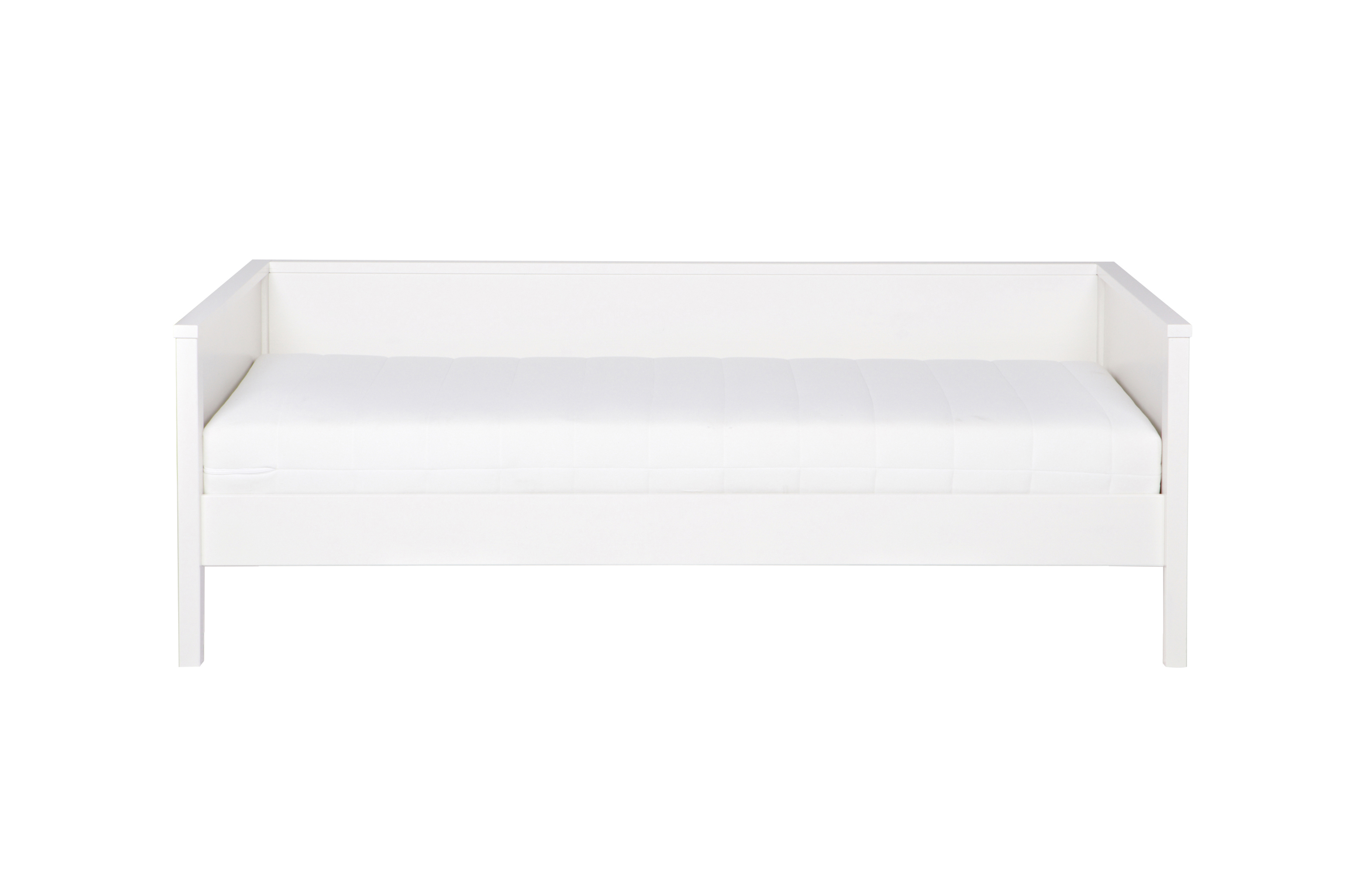 Woood Nikki Junior Sofa Sengeramme Ekskl Lamelbund Madras Skuffe Hvid Fyrretræ 90x200