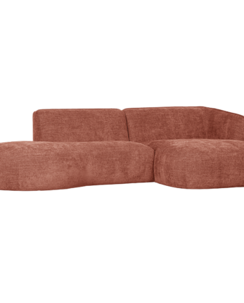 Woood Polly Chaiselong Højre Pink 71x275x150