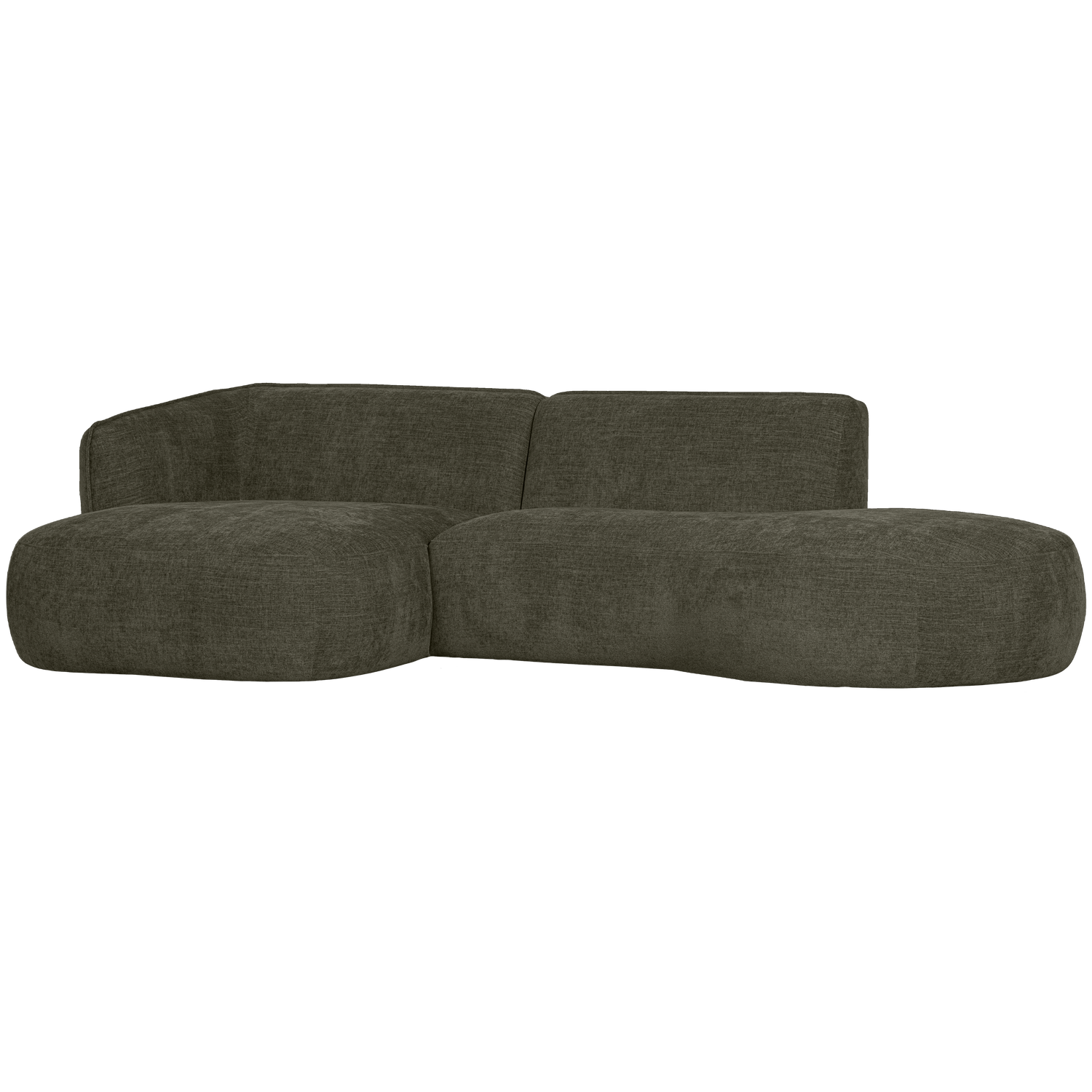Woood Polly Chaiselong Venstre Grøn 71x275x150