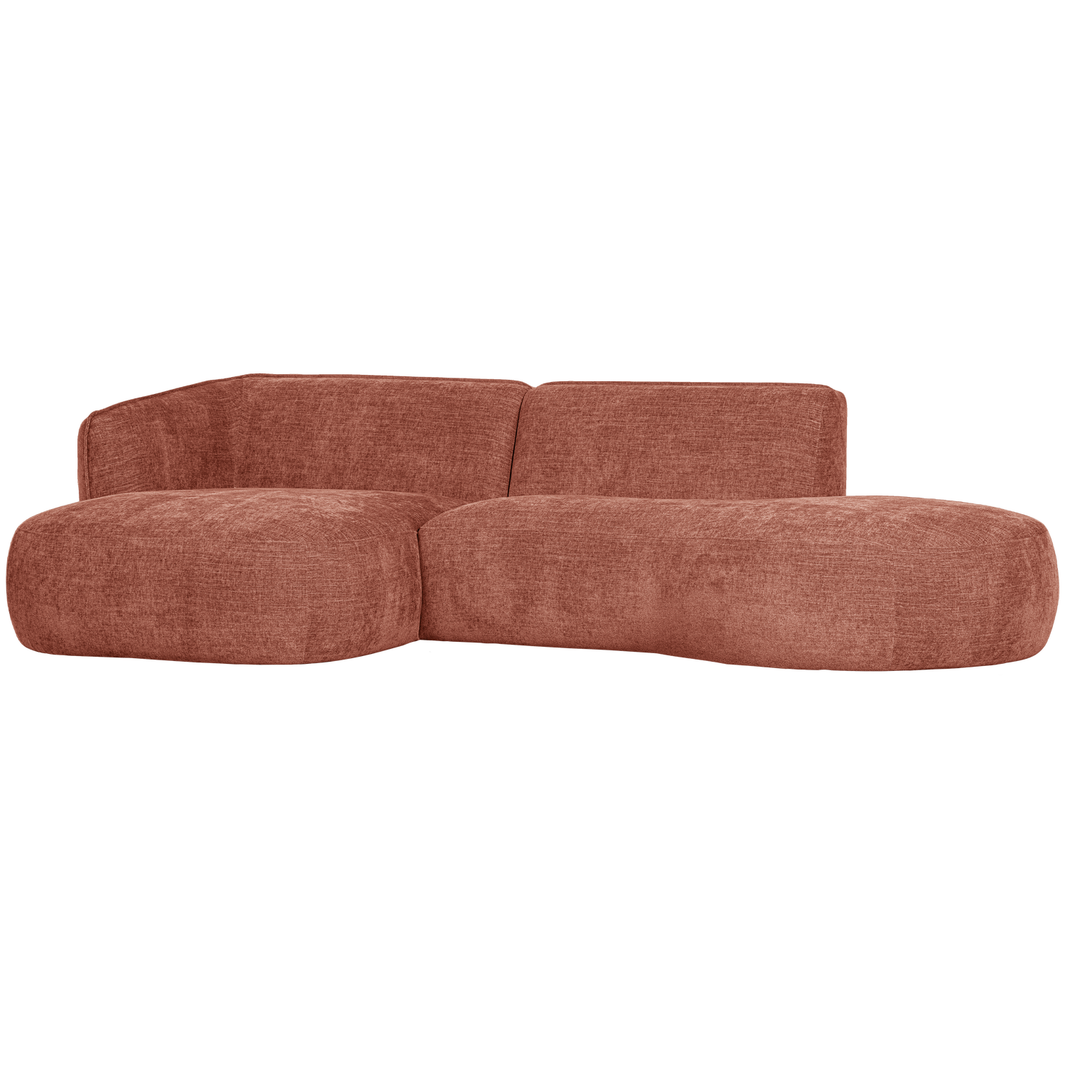 Woood Polly Chaiselong Venstre Pink 71x275x150