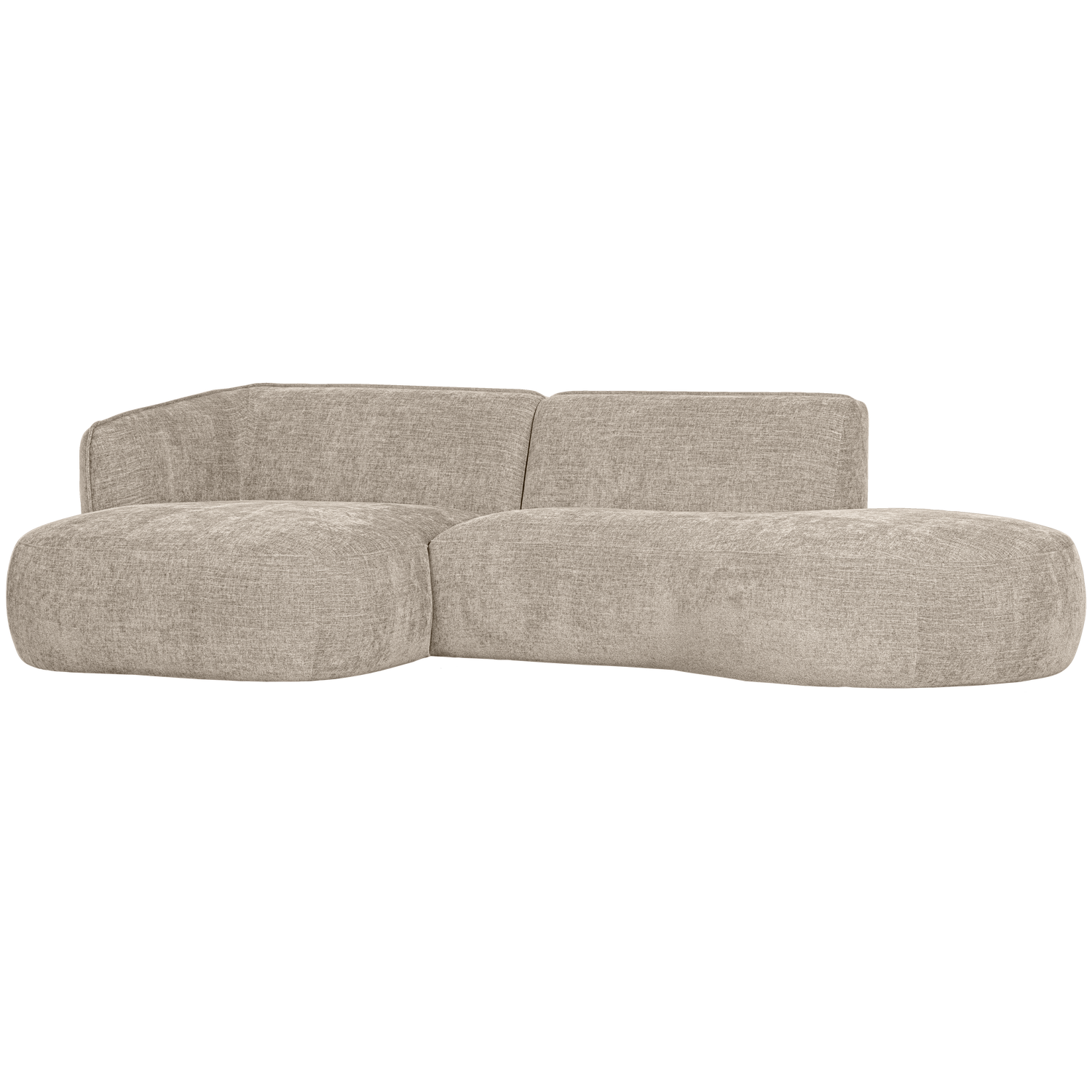 Woood Polly Chaiselong Venstre Sand 71x275x150