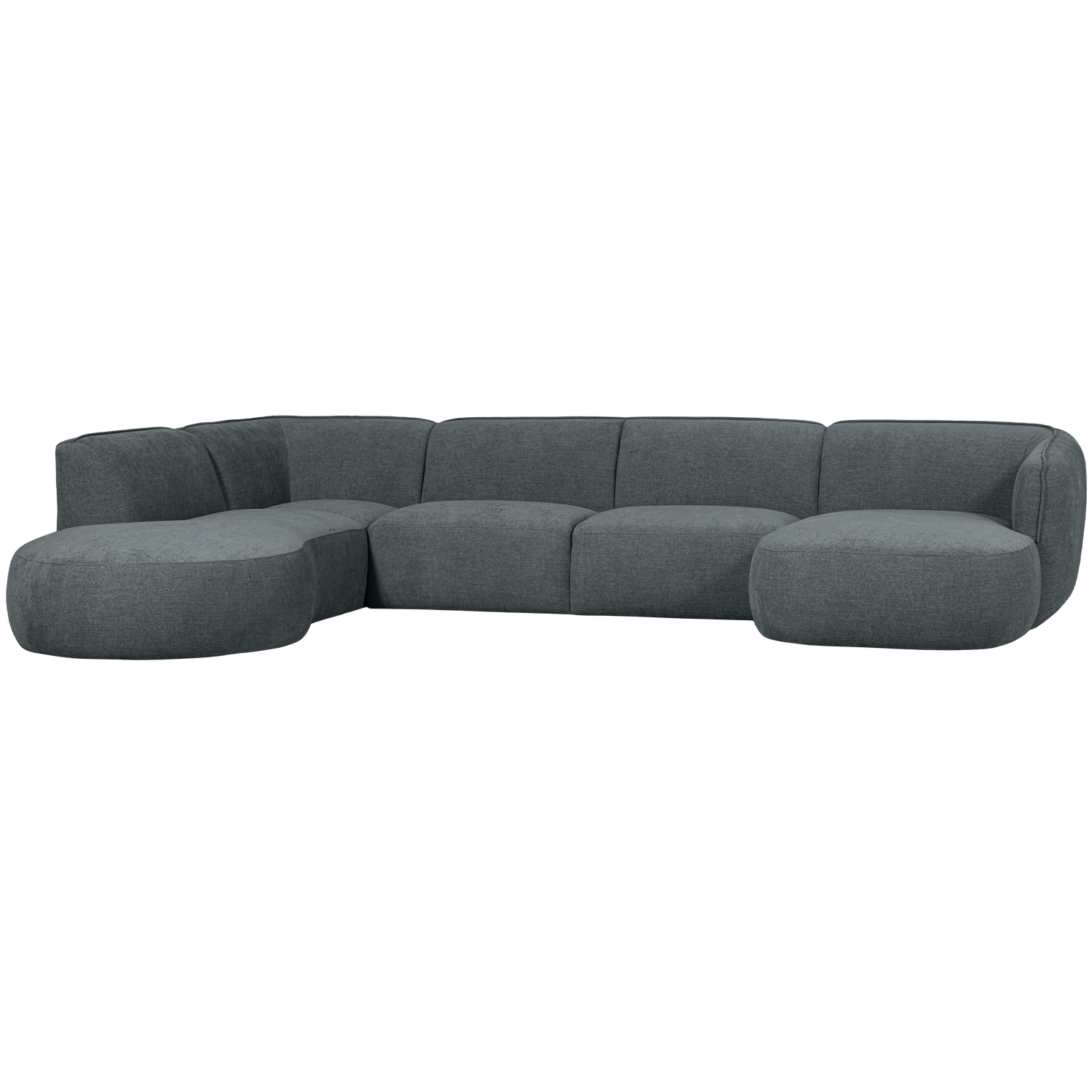 Woood Polly Sofa Venstre Blå Grøn 71x353x245