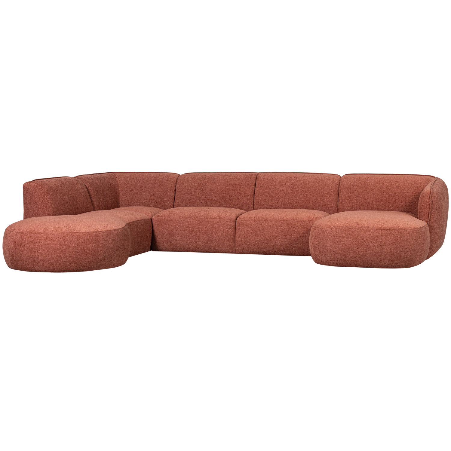 Woood Polly Sofa Venstre Pink 71x353x245