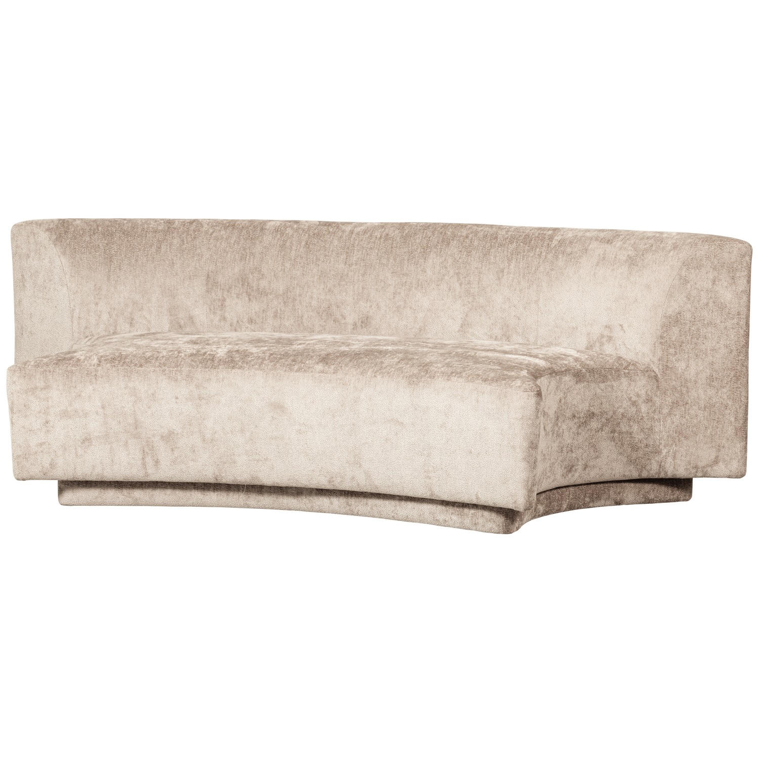 Woood Popular Pers Sofa Natur Chenille Polyester Stof