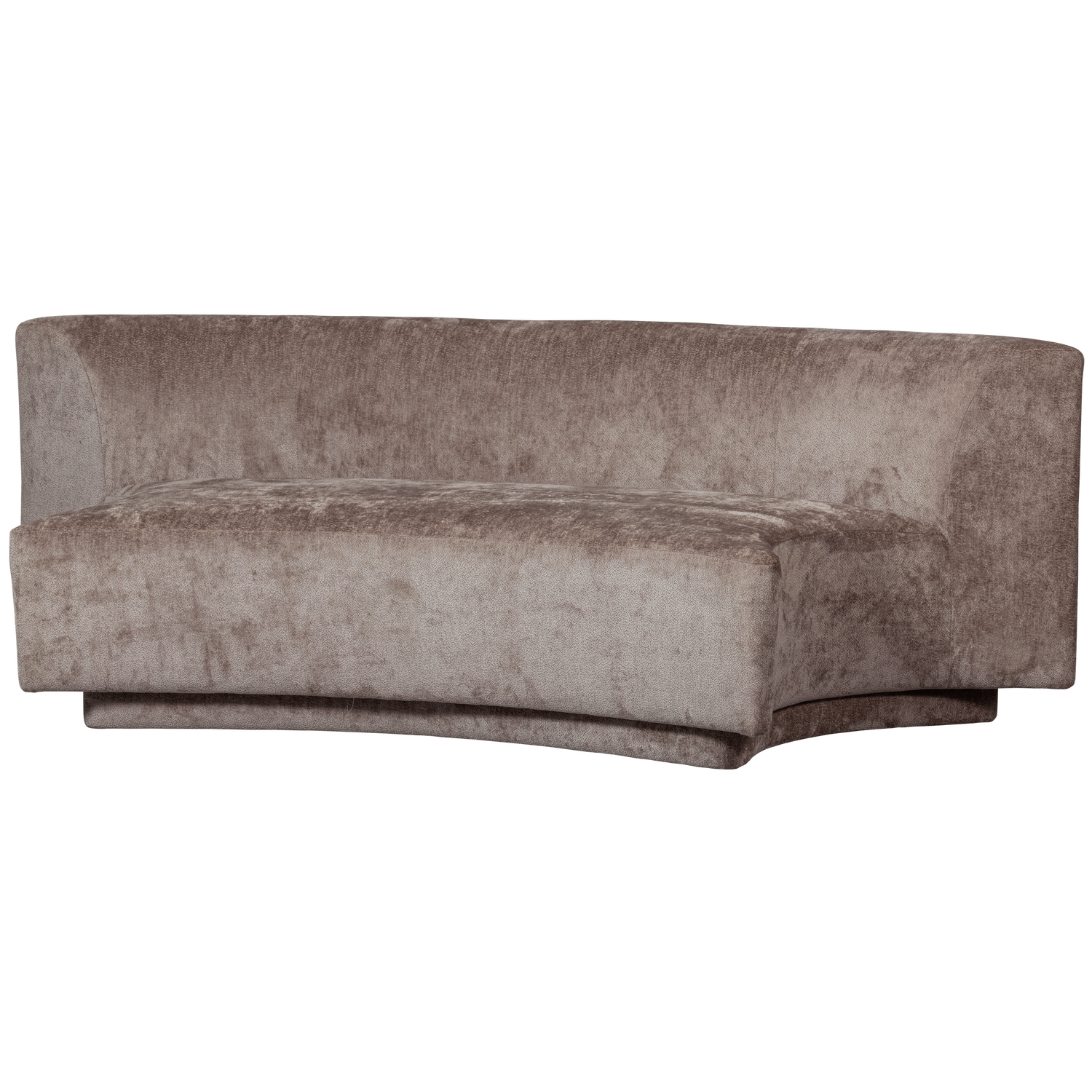 Woood Popular Pers Sofa Taupe Chenille Polyester Stof