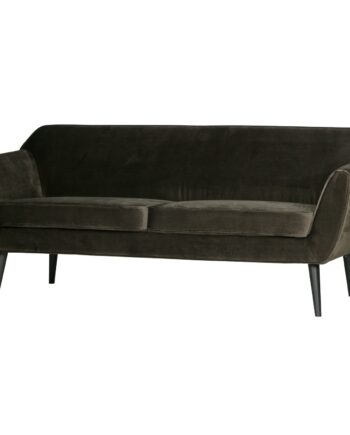 Woood Rocco Sofa 187 Velour Warm Green 75x187x82