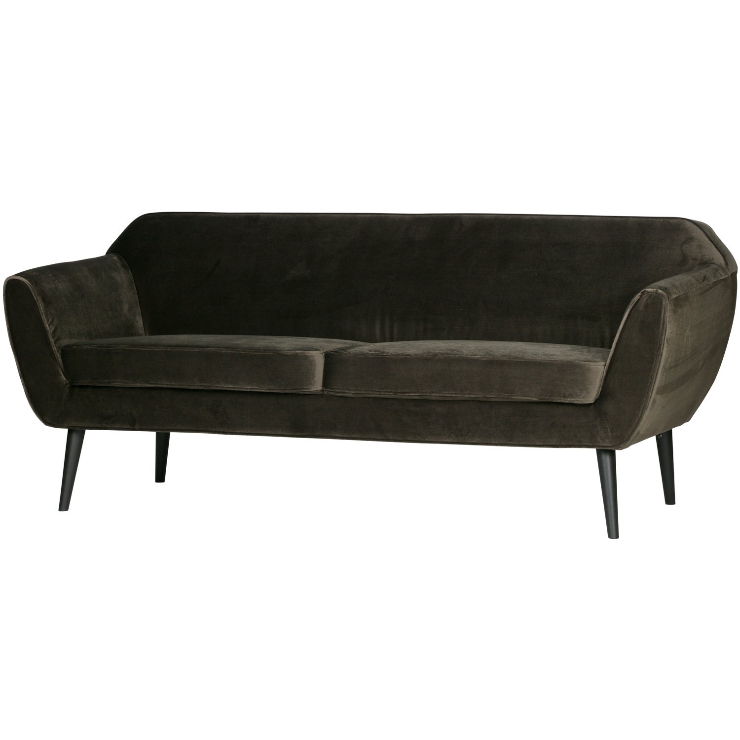 Woood Rocco Sofa 187 Velour Warm Green 75x187x82