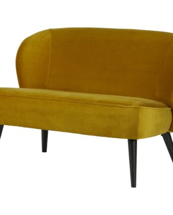 Woood Sara Lille Sofa Velour Ochre 73x110x72