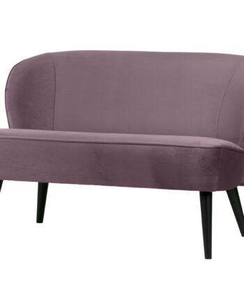 Woood Sara Lille Sofa Velour Warm Lilac 73x110x72