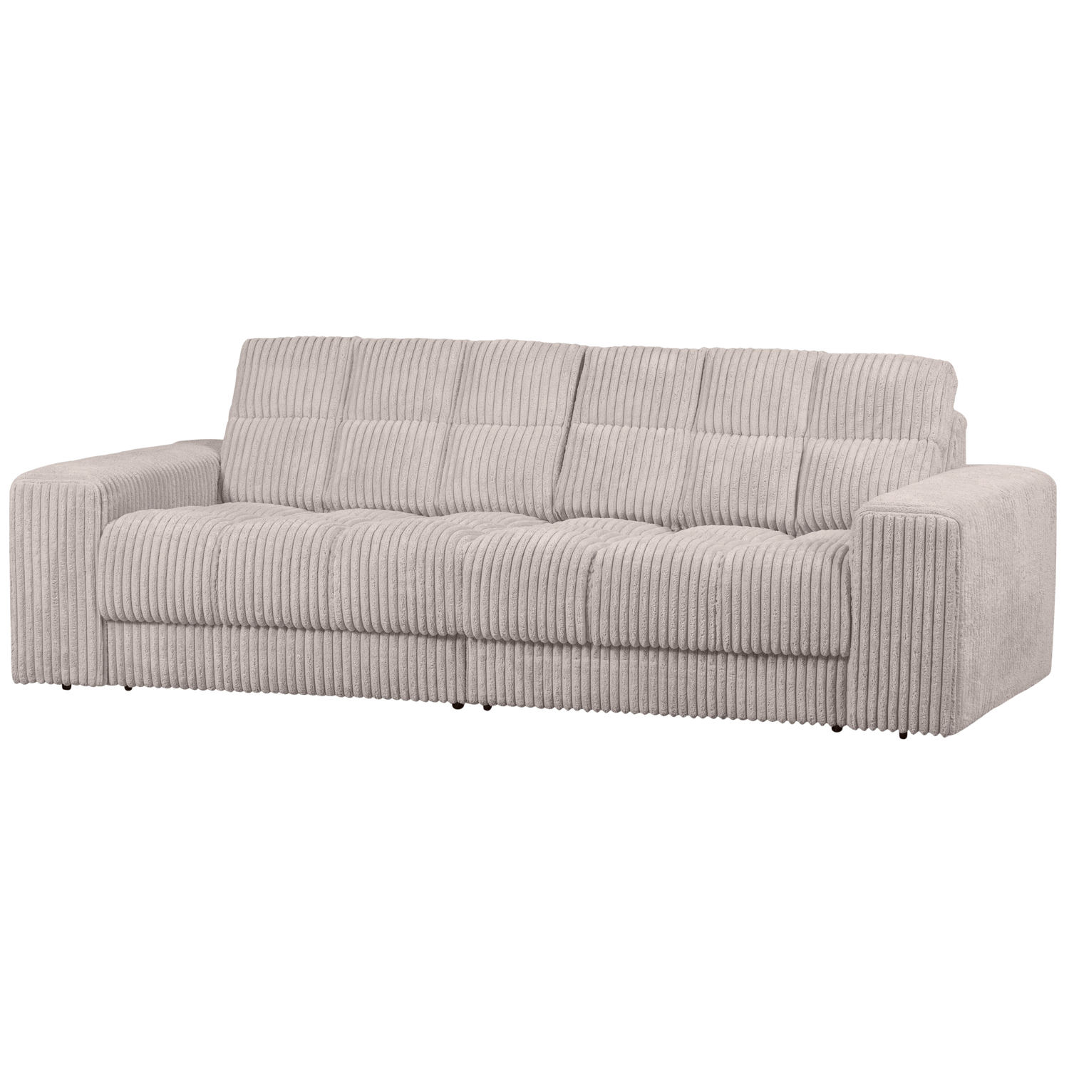 Woood Second Date Pers Sofa Natur Fløjl Stof