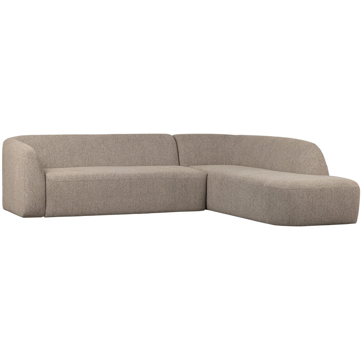 Woood Sloping Hjørnesofa Højre Natural Melange 77x274x225