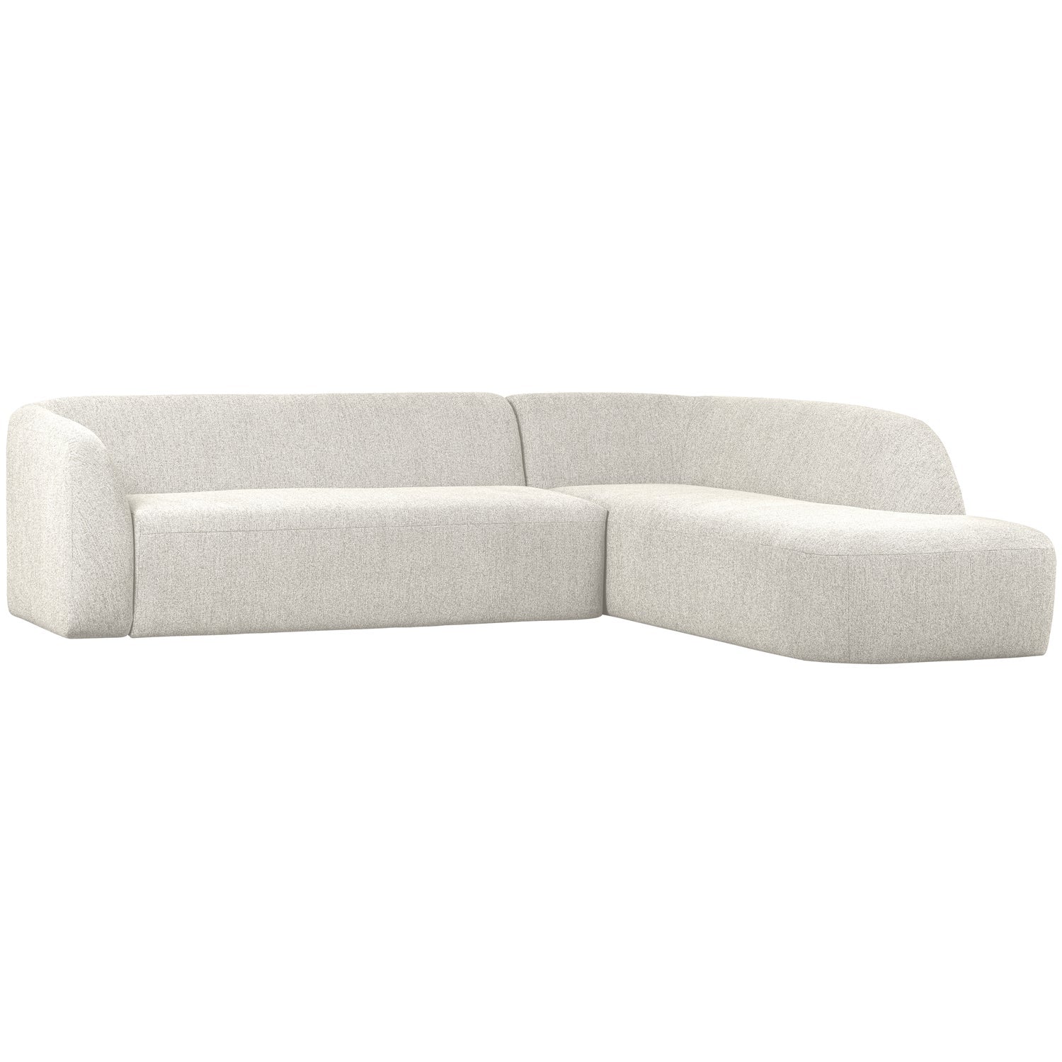 Woood Sloping Hjørnesofa Højre Pearl Melange 77x274x225
