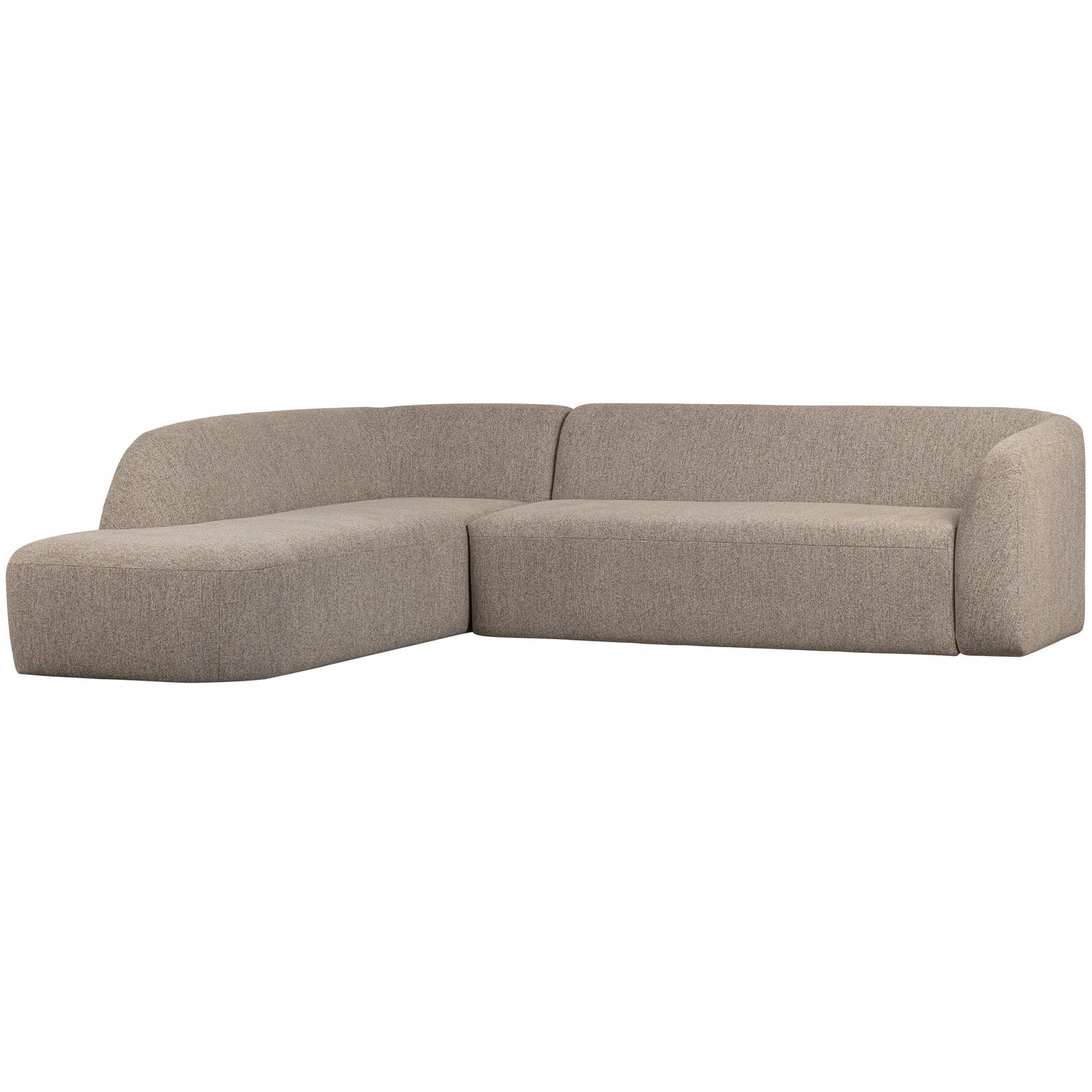 Woood Sloping Hjørnesofa Venstre Natural Melange 77x274x225