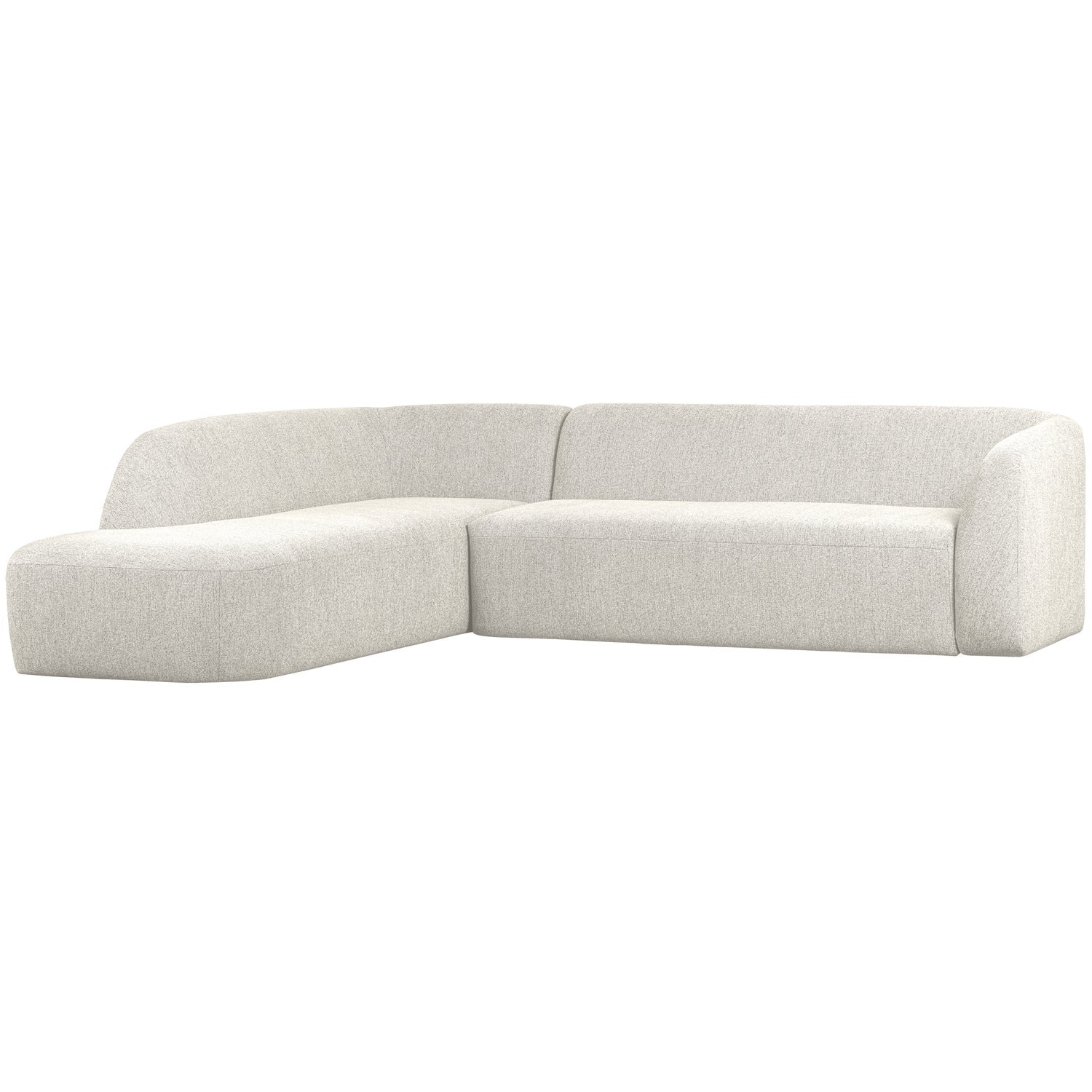 Woood Sloping Hjørnesofa Venstre Pearl Melange 77x274x225