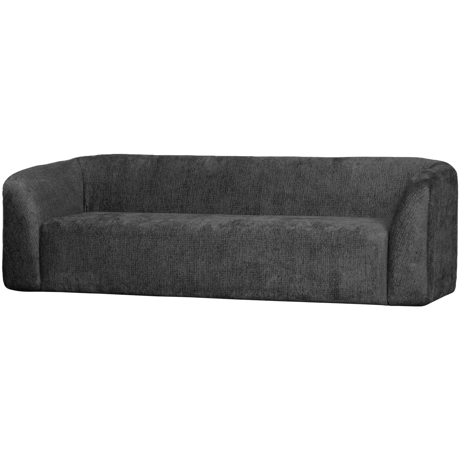 Woood Sloping Sæders Sofa Struktur Velour Mountain 77x240x87