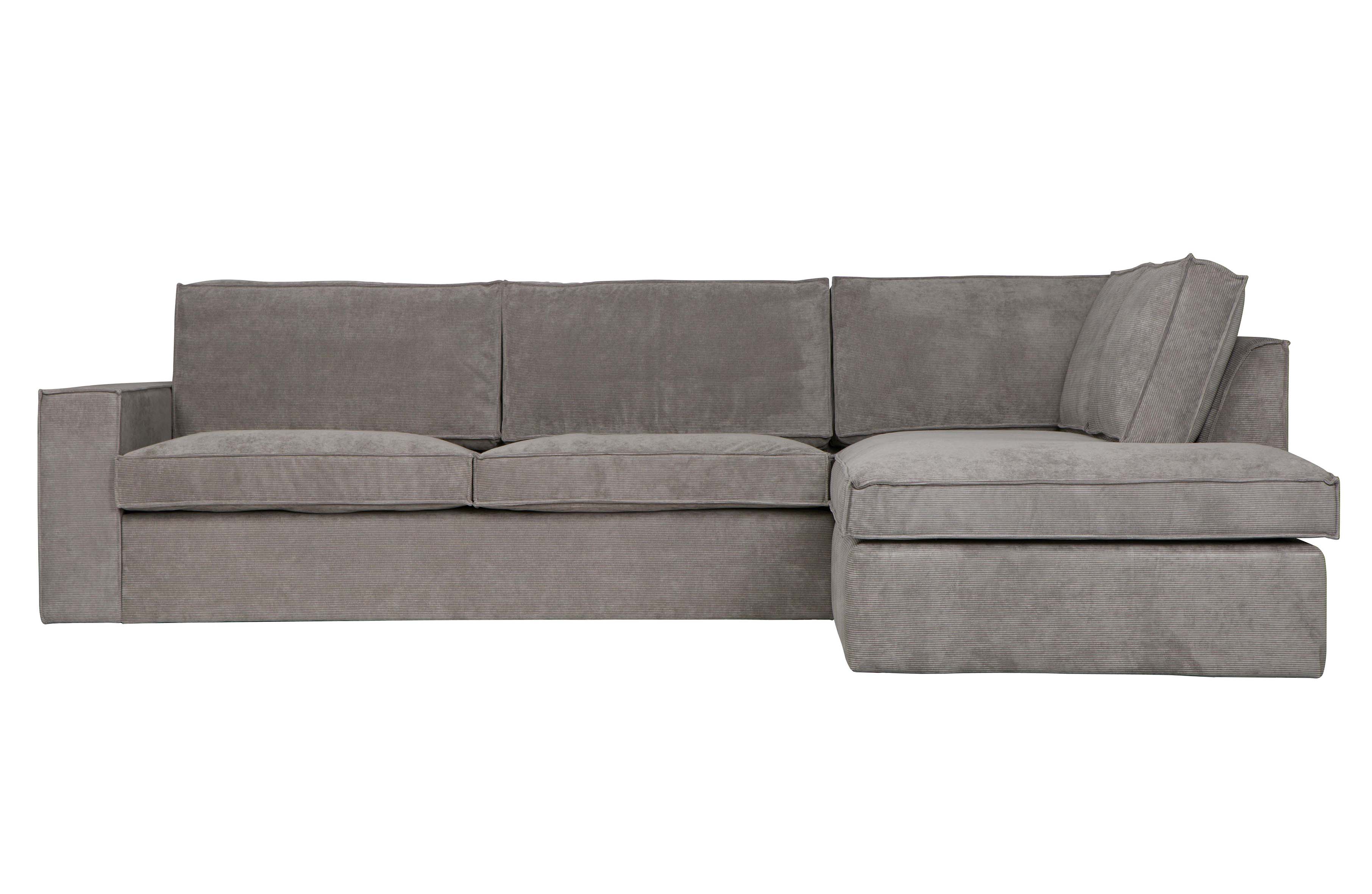 Woood Thomas Hjørnesofa Højre Forvitret Grøn Polyester Polyamid Fløjl