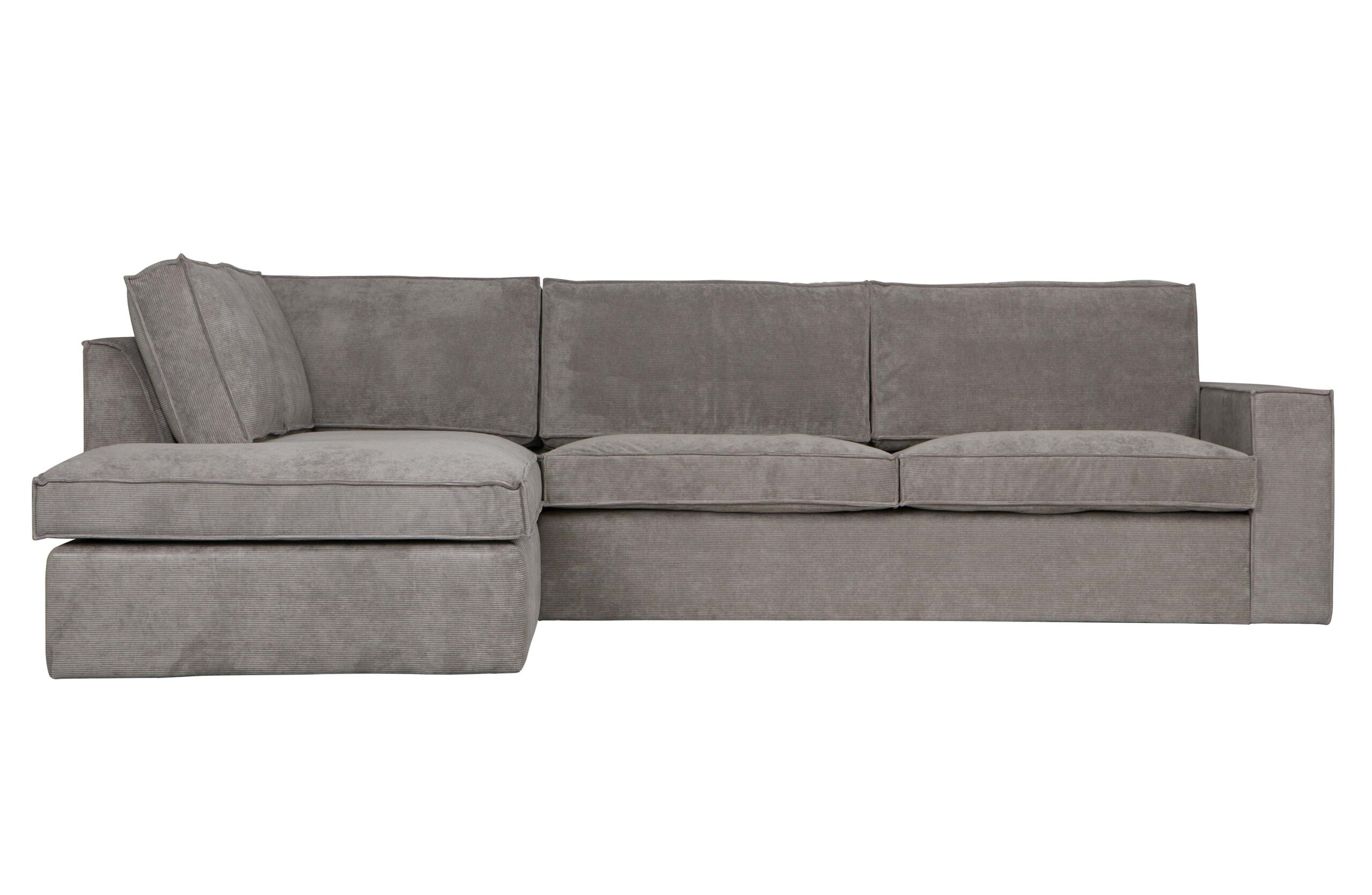 Woood Thomas Hjørnesofa Venstre Forvitret Grøn Polyester Polyamid Fløjl