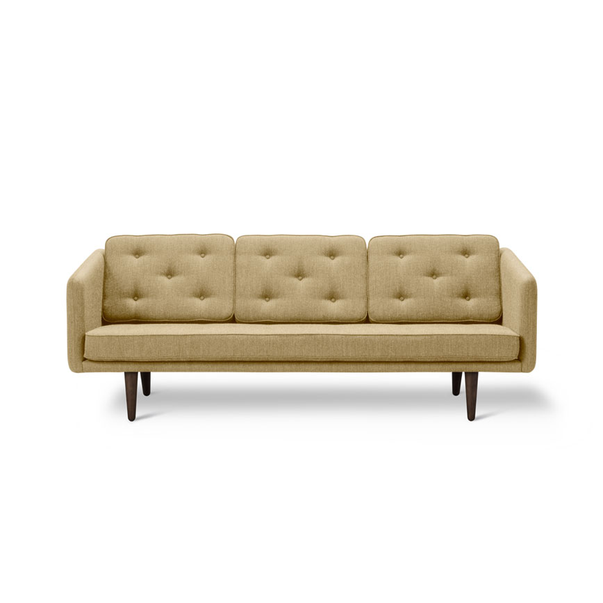 3pers Sofa Fiord 422 Ben:røget Bejdse