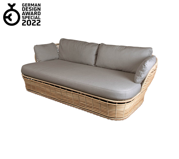 Cane Line Basket Sofa Pers Natural Weave 201