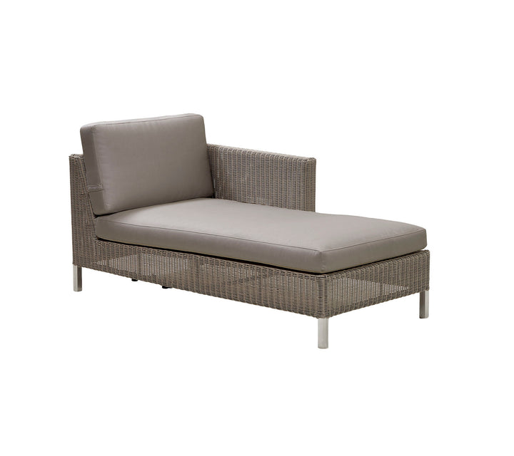 Cane Line Chaiselong Modulsofa Venstre Taupe 153