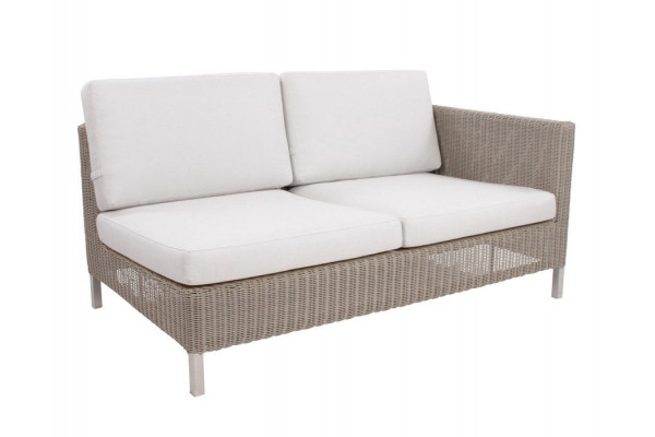Cane Line Connect Pers Sofa Hynder Venstre Taupe
