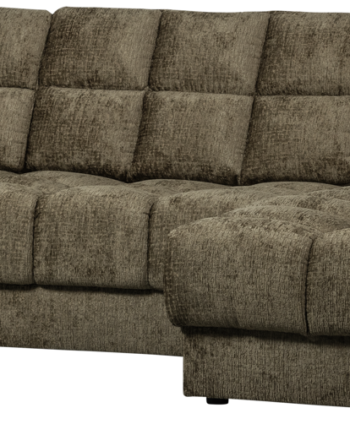 Chaiselong Sofa Woood Second Date Højrevendt Grøn Velour Modulsofa H78xb316xd162