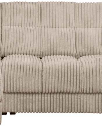 Chaiselong Sofa Woood Second Date Venstrevendt Natur Fløjl 316x162x78