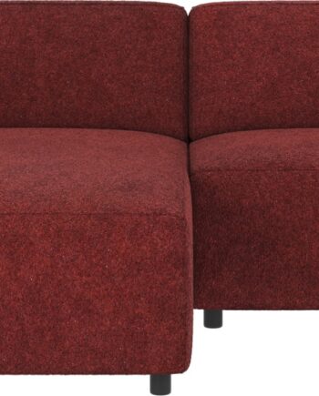 Chaiselongsofa Rowico Willard Anna Rød Venstrevendt Sofa 234161