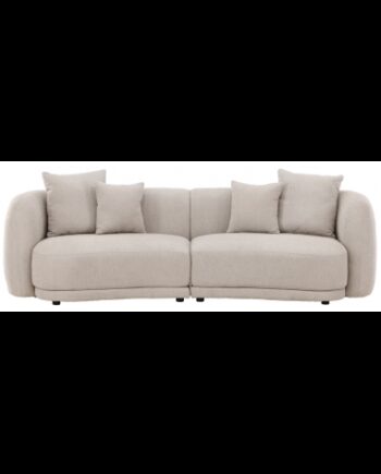 Cielo Personers Sofa Boucl Polyester 268 Sort Beige