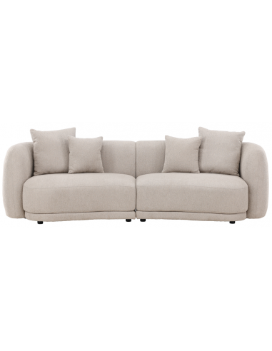 Cielo Personers Sofa Boucl Polyester 268 Sort Beige