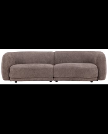 Cielo Personers Sofa Boucl Polyester 268 Sort Brun