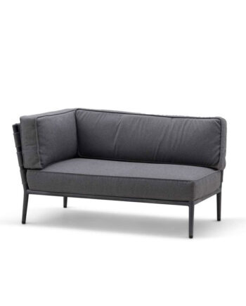 Conic Pers Sofa Med Arm Til Højre Air Touch Grey