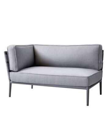 Conic Pers Sofa Med Arm Til Højre Air Touch Light Grey